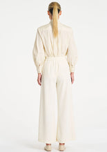 Load image into Gallery viewer, Italian Taffeta Gathered Shirt - Vanilla