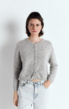Load image into Gallery viewer, Cardigan Vitow - Melange Light Grey