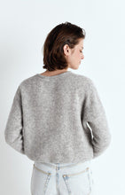 Load image into Gallery viewer, Cardigan Vitow - Melange Light Grey