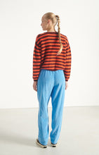 Load image into Gallery viewer, Cardigan Vitow - Striped Garnet Melange Gaspacho