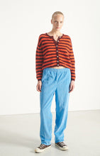 Load image into Gallery viewer, Cardigan Vitow - Striped Garnet Melange Gaspacho