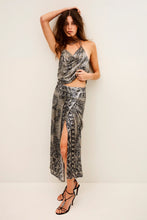 Load image into Gallery viewer, Silva Skirt - Sequin Paisley Print