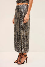 Load image into Gallery viewer, Silva Skirt - Sequin Paisley Print