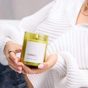 Aromatic Candle | Peony, Mint, verbena