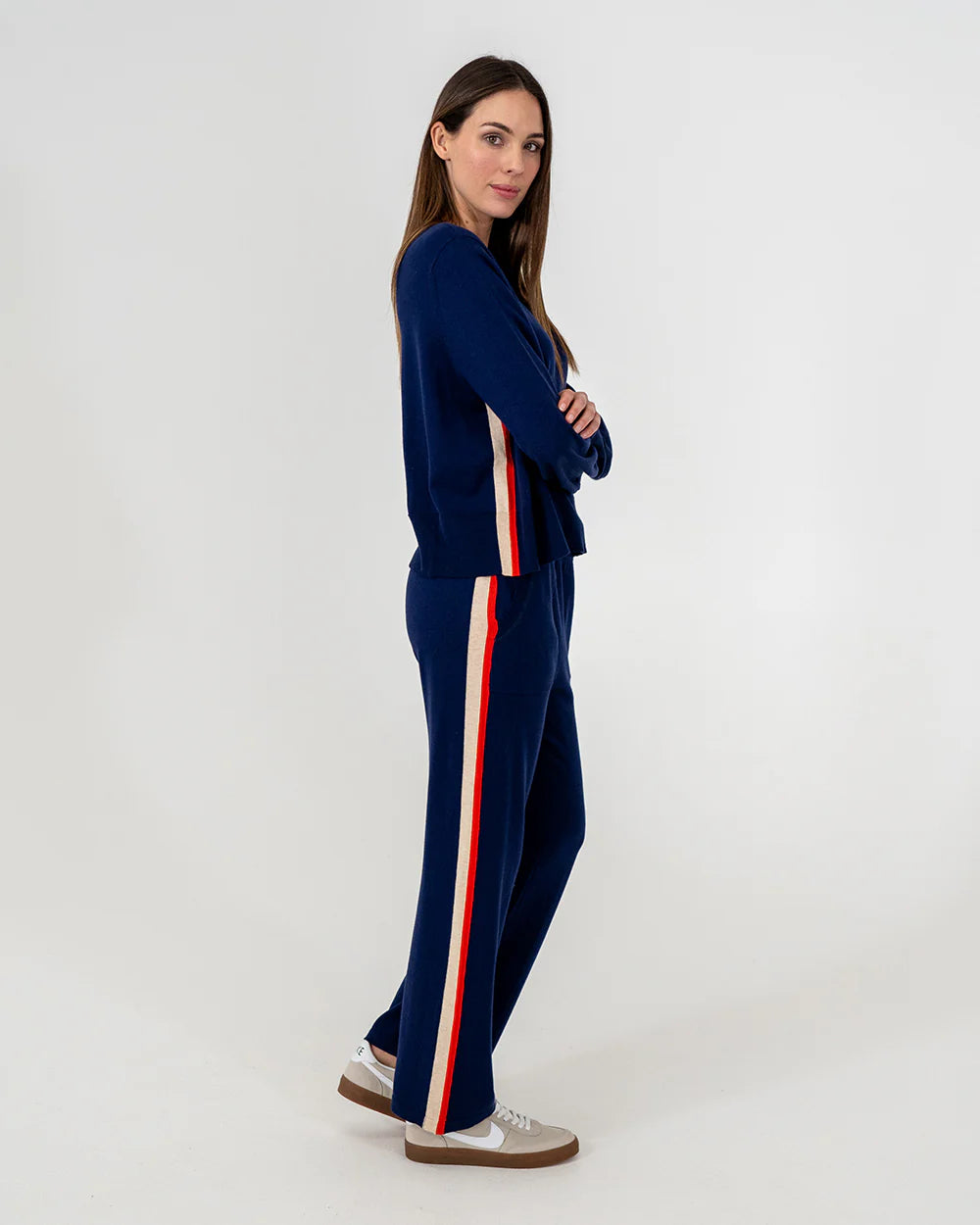 Speed Stripe Lounge Pant - Navy Sport