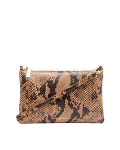 Molly Crossbody - Caramel Python