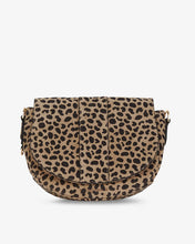 Load image into Gallery viewer, Zara Saddle Bag - Spot Suede