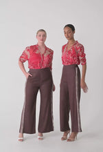 Load image into Gallery viewer, Lunette Blouse - Crimson Palms