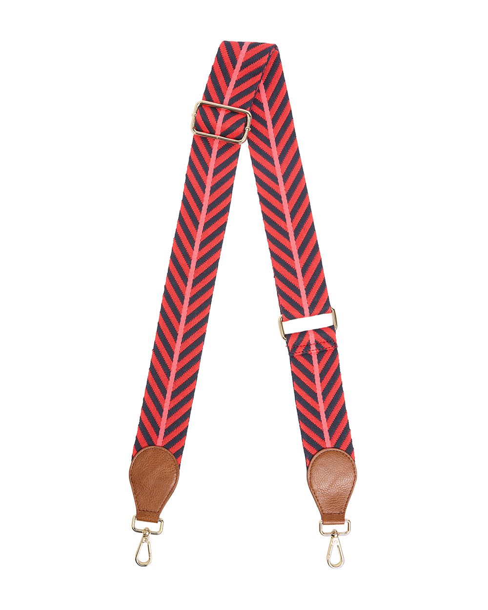 Accent Bag Strap - Navy & Red