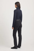 Load image into Gallery viewer, Turtle Neck Merino Tee - French Navy
