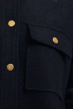 Load image into Gallery viewer, Allegra Relaxed Wool Blend Jacket - French Navy
