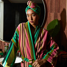 Load image into Gallery viewer, Nicolette Towelling Robe - Juniper
