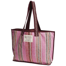 Load image into Gallery viewer, Nicolette Woven Tote Bag - Pansy
