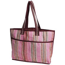 Load image into Gallery viewer, Nicolette Woven Tote Bag - Pansy