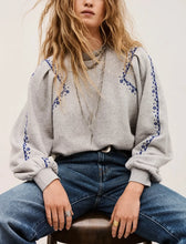 Load image into Gallery viewer, Mesta Embroidered Sweatshirt - Grey