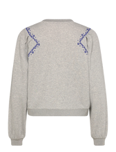 Load image into Gallery viewer, Mesta Embroidered Sweatshirt - Grey