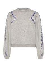 Load image into Gallery viewer, Mesta Embroidered Sweatshirt - Grey