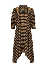 Load image into Gallery viewer, Befit Dress - Toffee &amp; Black Check