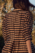 Load image into Gallery viewer, Befit Dress - Toffee &amp; Black Check
