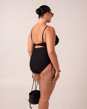 Load image into Gallery viewer, Thin Strap Underwire One Piece - Black