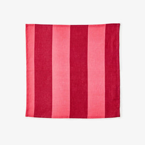 Napkin- Big Stripe Cerise (Set of 4)
