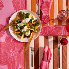 Load image into Gallery viewer, Napkin- Big Stripe Cerise (Set of 4)