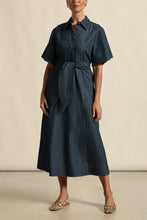 Load image into Gallery viewer, Cameo Dress - Dark Chambray