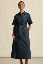 Load image into Gallery viewer, Cameo Dress - Dark Chambray