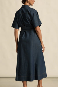 Cameo Dress - Dark Chambray