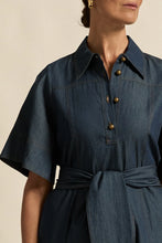 Load image into Gallery viewer, Cameo Dress - Dark Chambray