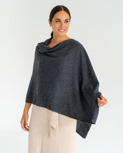Load image into Gallery viewer, Cashmere Caplet - Charcoal