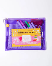 Load image into Gallery viewer, Wipeable Silicone Colouring Mat - Unicorn Castle