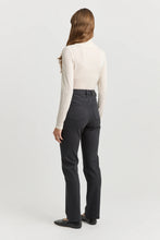 Load image into Gallery viewer, Turtle Neck Merino Tee - Warm White