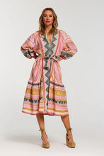 Load image into Gallery viewer, Porto Timoni Long Dress - Pink multi