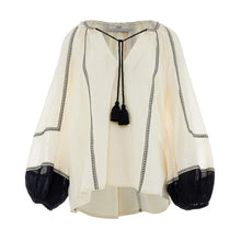 Load image into Gallery viewer, Epilogue Blouse - Black/ Off white