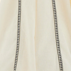 Epilogue Blouse - Black/ Off white