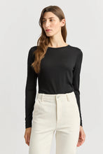Load image into Gallery viewer, Crew Merino Tee - Black