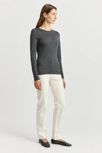Load image into Gallery viewer, Crew Merino Tee - Charcoal