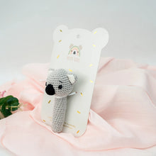 Load image into Gallery viewer, 100% Cotton Crochet Hand Rattle - Kali Koala