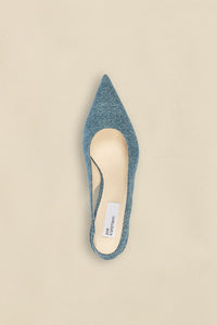 Favour Heel - Denim