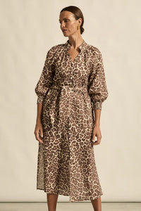 Flourish Dress - Ocelot print