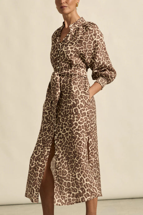 Flourish Dress - Ocelot print