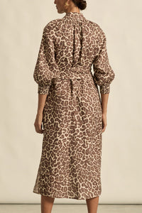 Flourish Dress - Ocelot print