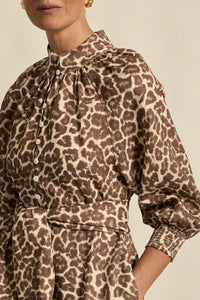 Flourish Dress - Ocelot print
