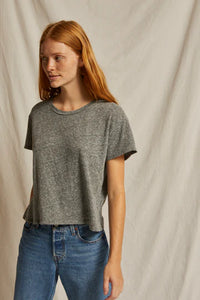 Harley Crew Neck Tee  - Heather Grey