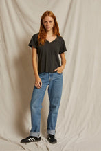 Load image into Gallery viewer, Hendrix V Neck Tee  - Vintage Black