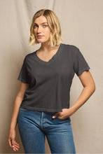 Load image into Gallery viewer, Hendrix V Neck Tee  - Vintage Black