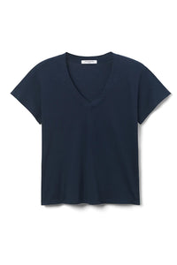 Hendrix V Neck Tee  - Navy