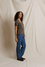 Load image into Gallery viewer, Hendrix V Neck Tee  - Dark Khaki