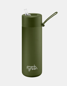 Ceramic Reusable Bottle 20oz- Khaki